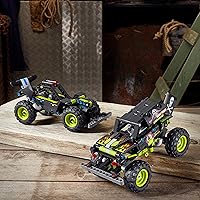 Vista 8 de LEGO Technic Monster Jam Grave Digger 42118 Set – Juguete de camión a buggy todoterreno, motor de retroceso, conjunto de juego de construcción