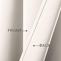 Vista 8 de Cortinas con cenefa beige de Mrs.Naturall para ventanas de 36x16 pulgadas de largo