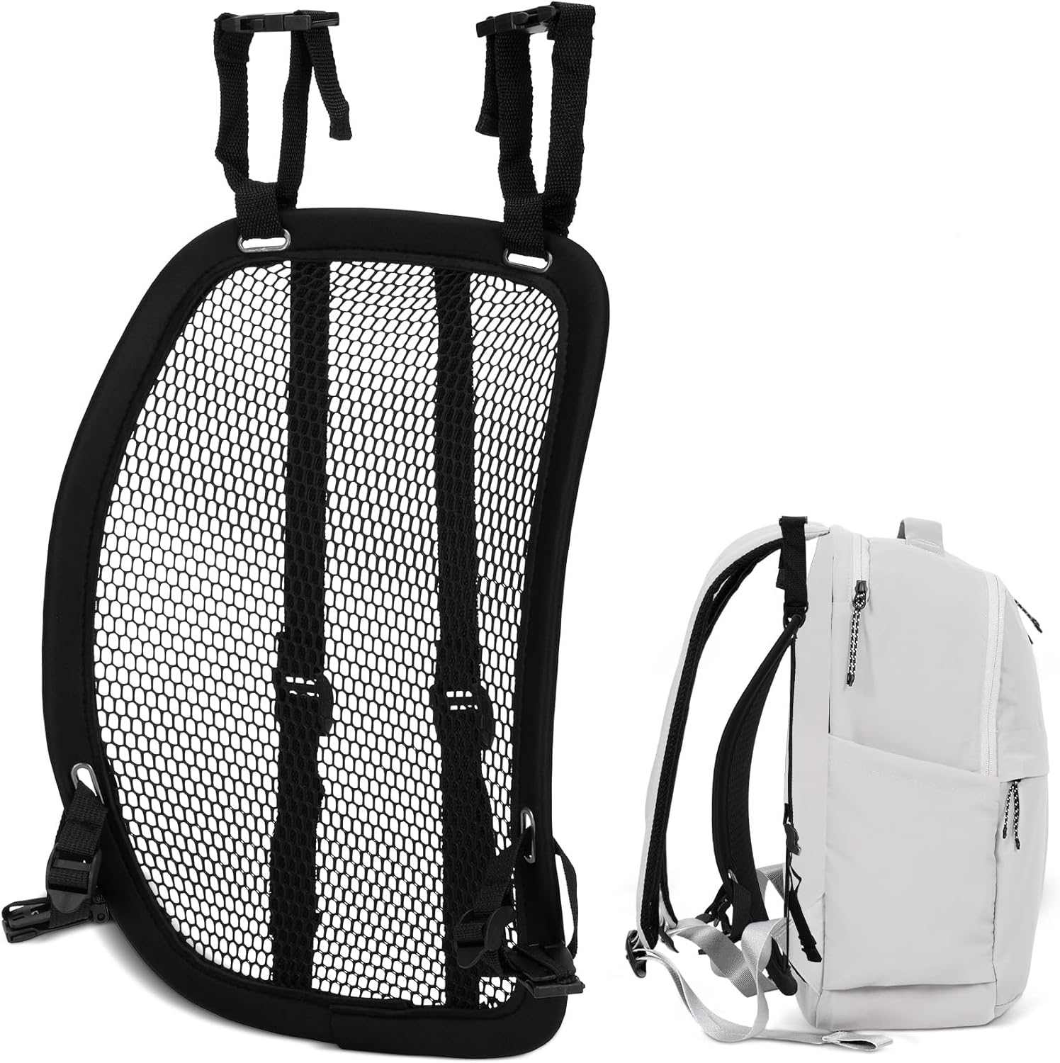 wolfwo| Lightweight Ventilation Backpack Spacer, Backpack Spacer, Hiking Backpacks Spacers, Commuting or Biking Backpacks Ventilation Frame, Reduce The Weight of The Improve Airflow 6.93 in*12 in