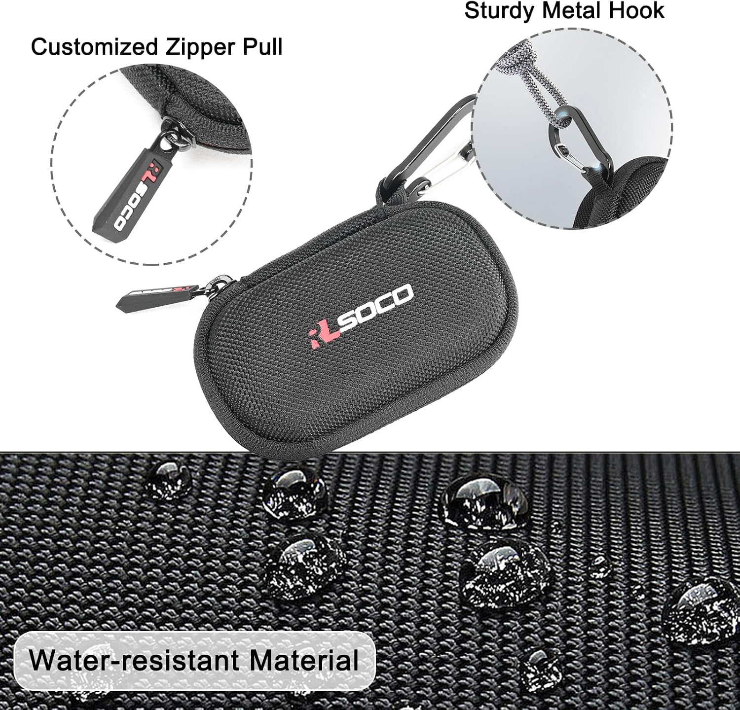 RLSOCO Carrying Case for Square Reader for magstripe (USB-C/with Lightning Connector/Headset Jack), Protective Case for 4 Square Reader (Case Only)