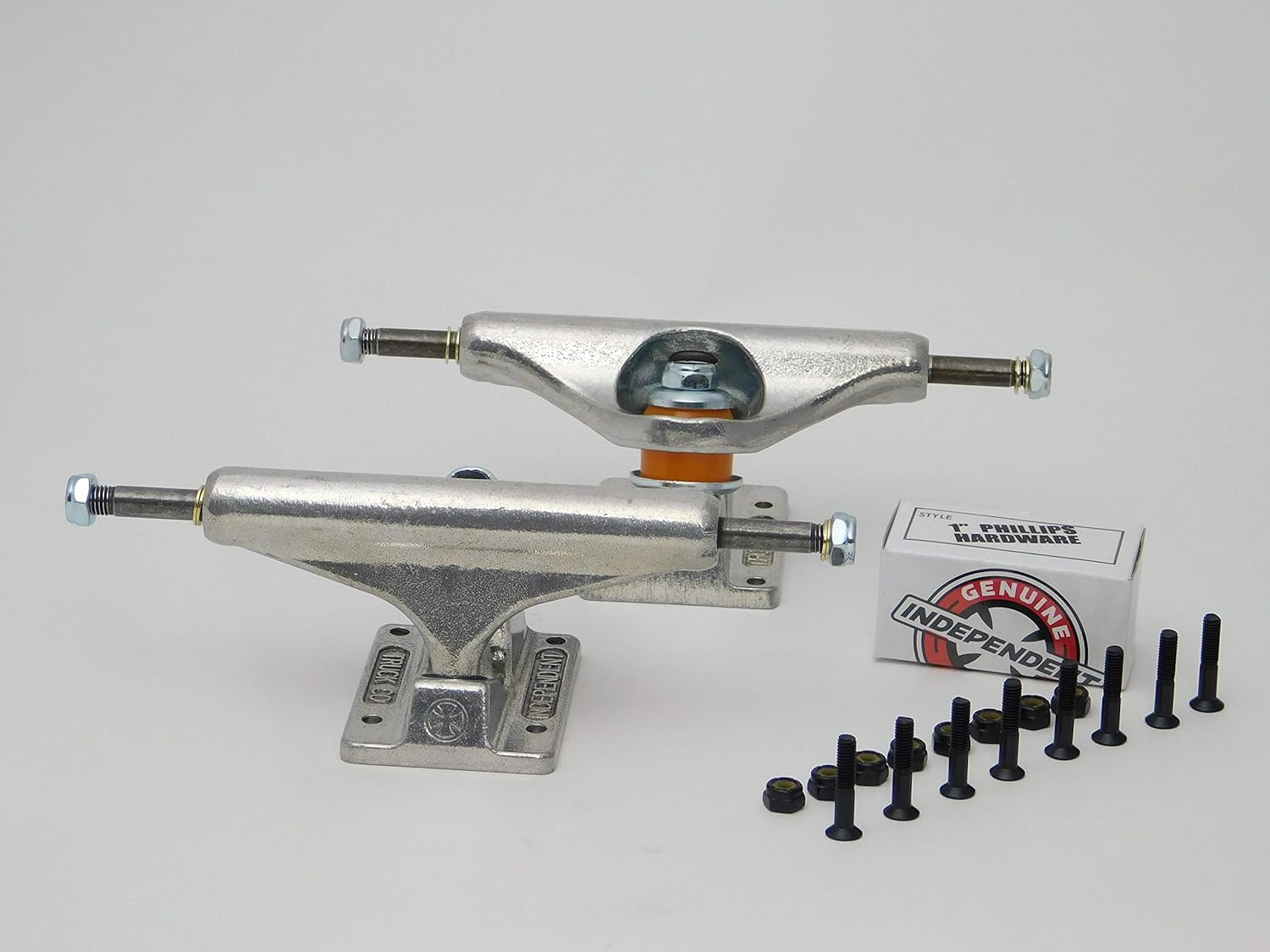 Independent 144 Skateboard Trucks, 1" Hardware Set