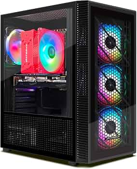 STGsivir Gaming PC – Intel I5-9400F, RX 580 8GB, 16GB RAM, 512GB SSD, Inkl. Windows 11