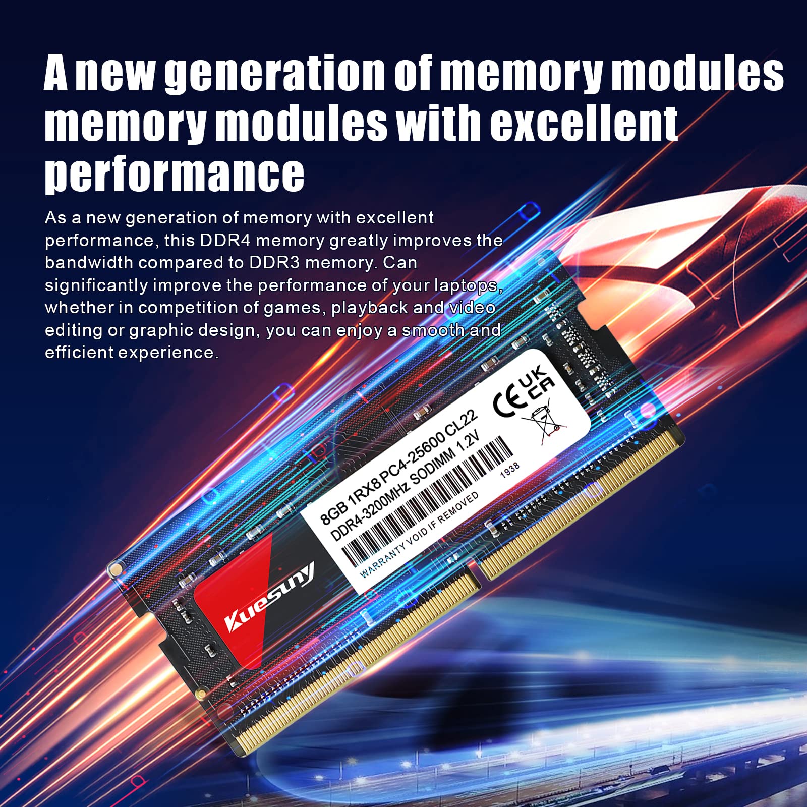 Amazon.co.jp: Kuesuny 16GB DDR4 3200MHz (2x8GB) キット PC4-25600