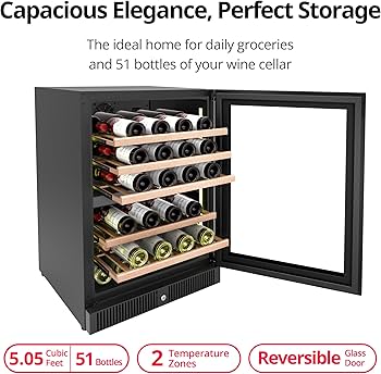 +81 369　TB Pant M wine red Amazon.com: Frostronics 24 Inch Dual Zone Wine Refrigerator