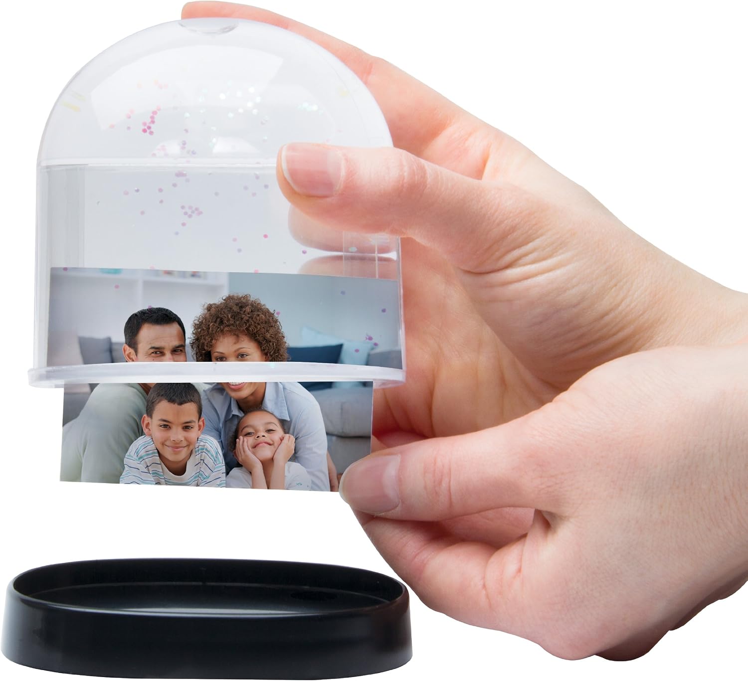 Neil Enterprises Inc. Clear Horizontal Photo Snow Globe