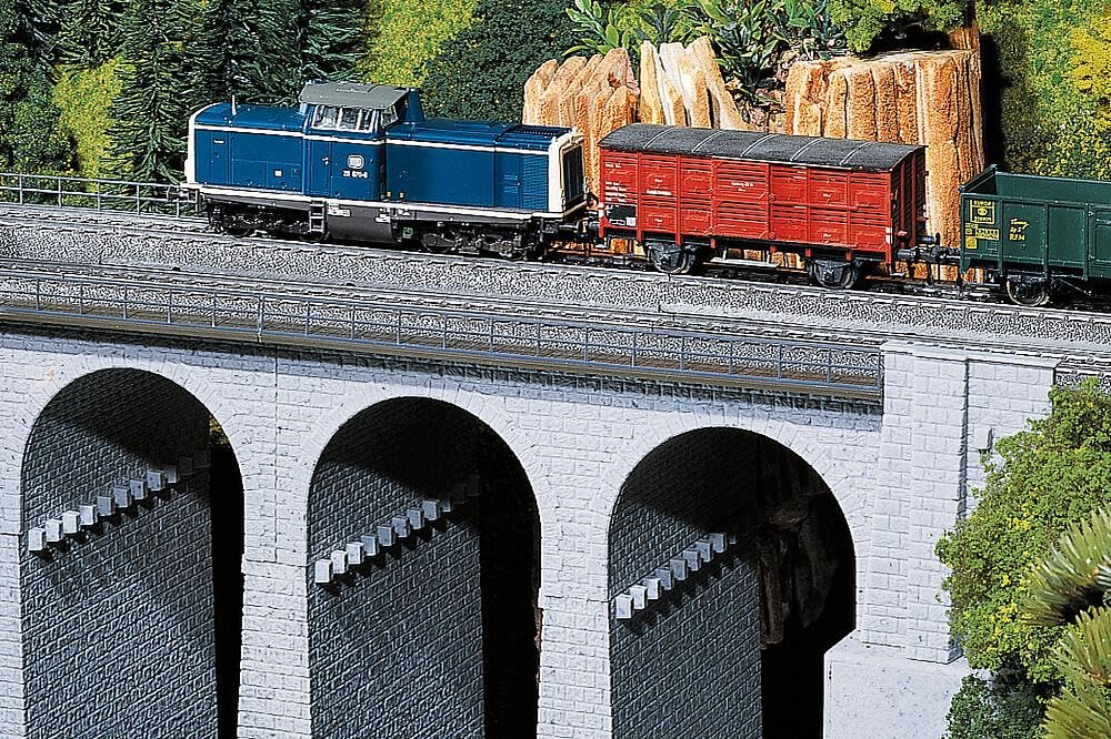 FALLER 120478 - Viaducto de concha, un radio de curva [importado de Alemania]