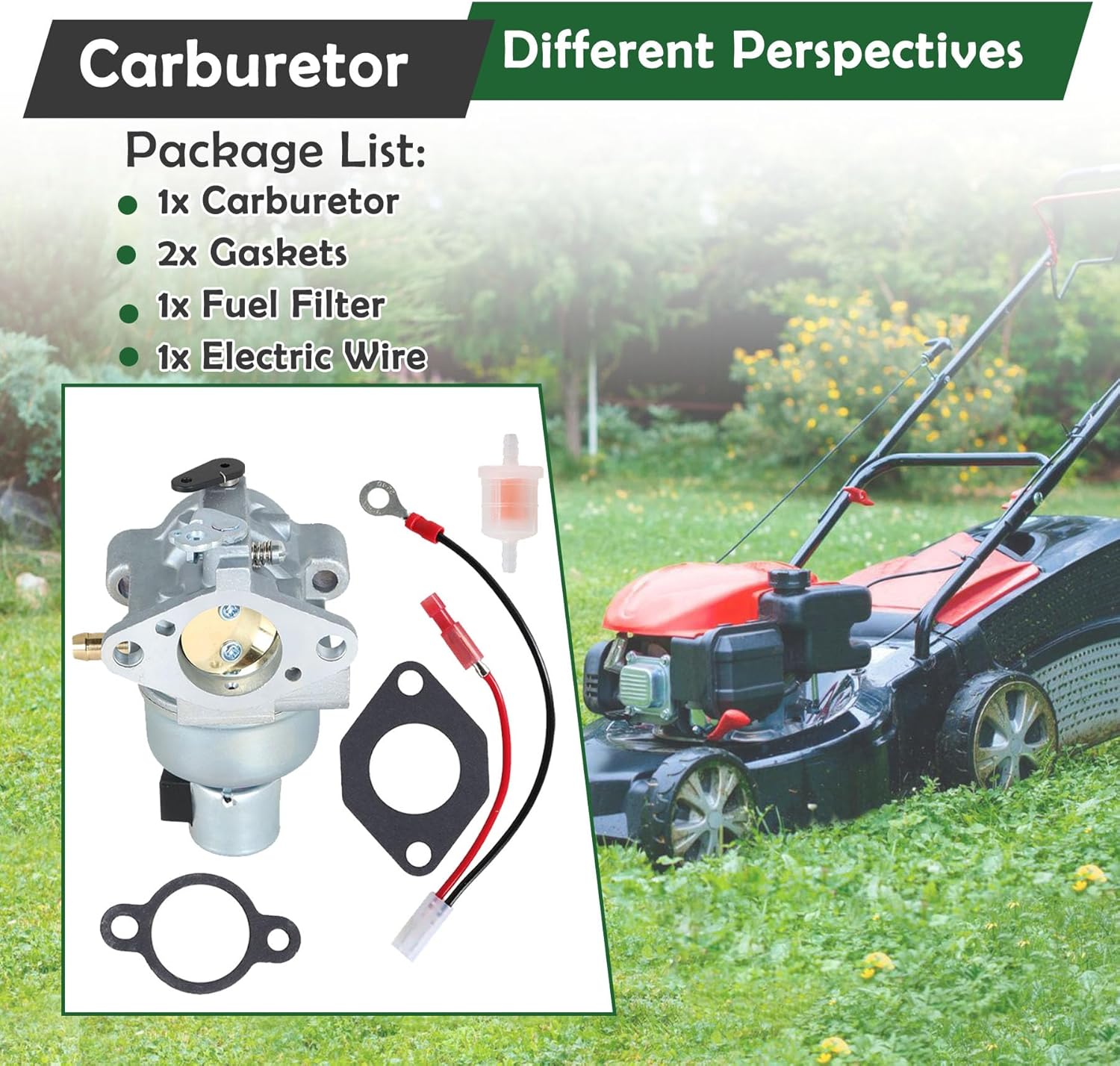 ALL-CARB 20 853 33-S Carburetor Replacement for Kohler 20 853 01-S SV590 SV591 SV600 SV601 SV610 SV620 CV490 CV491 CV492 CV493 19-22HP Engine Carburetor for Toro 13BX60RG744 13BX60RG748 Mower Carb
