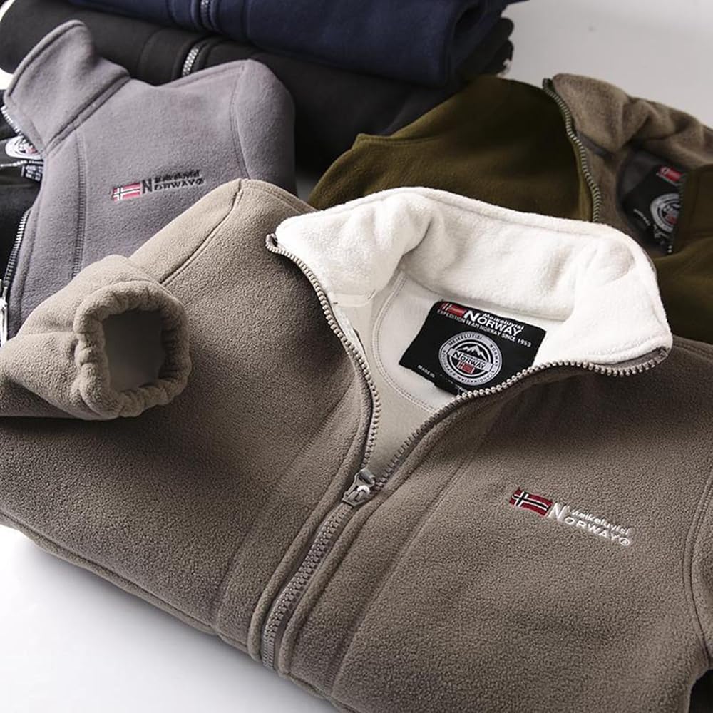 Amazon | [Taopagii] ボアジャケット メンズ 立ち襟 裏起毛 モコモコ