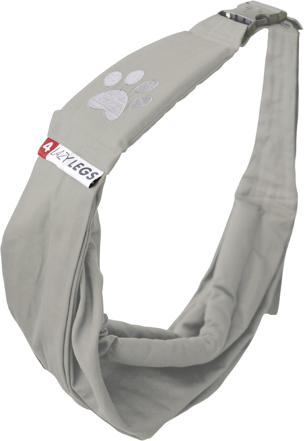 Adjustable Pet Sling Carrier, Carrier for Dog, Sand Grey