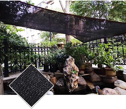 Garden Shade Net, Greenhouse Cover, 85% Shading Rate, Pergola Shade Netting, Sunscreen Breathable Shade Cloth, Outdoor Rectangular Shade Sail, 2/3/4/6/10m,1.5x2.5m4.9 * 8.2ft