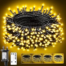 Outdoor Fairy Lights Mains Powered 15M - Warm White 150 LED with Remote Xmax Tree Lights Waterproof String Light for Outside Indoor Halloween Party Decoration