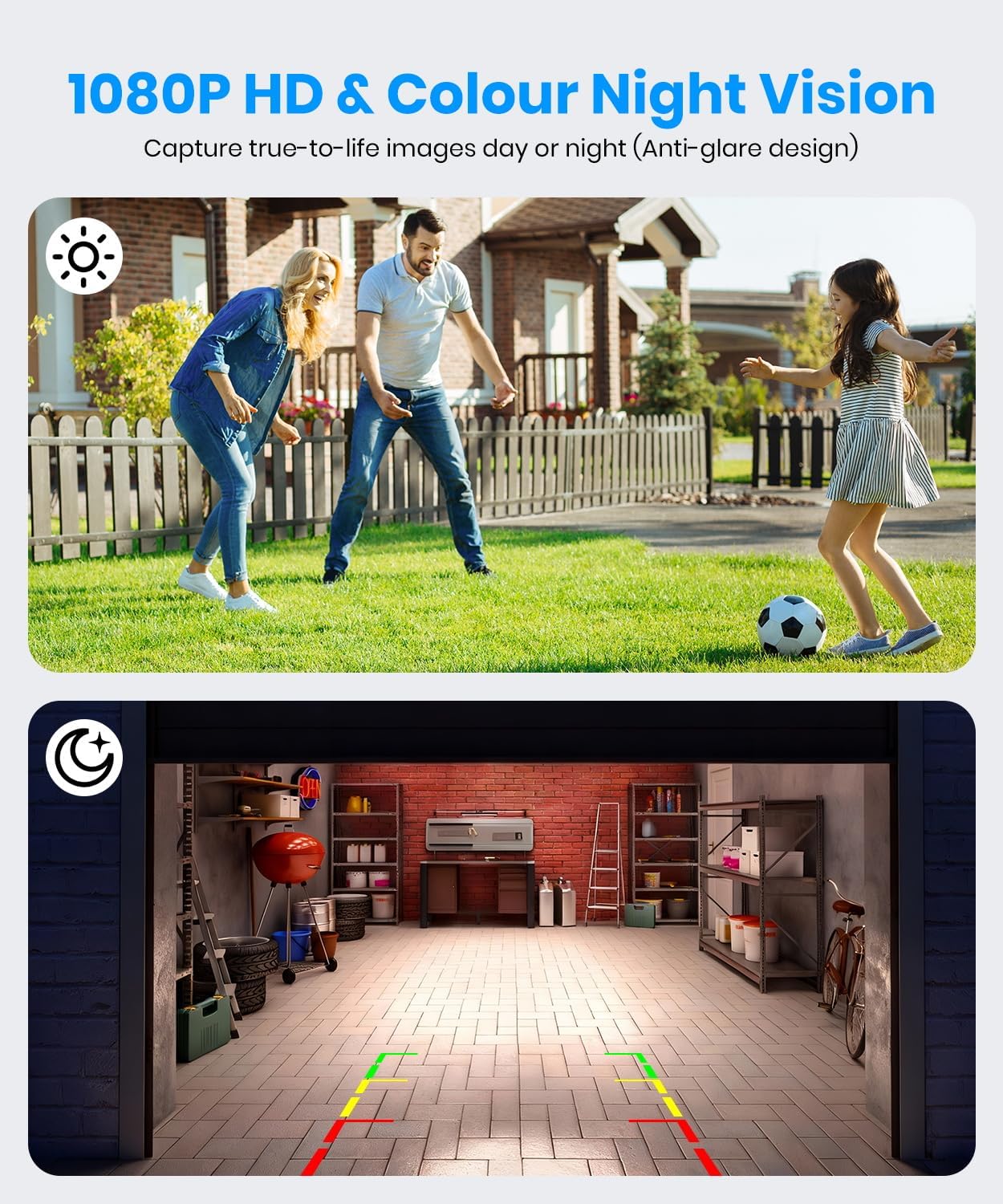 AUTO-VOX Solar Wireless Backup Camera:5" 1080P HD Monitor3-Minute Easy to Install & 5000mAh Battery Powered Back Up Camera SystemIP69K Waterproof Wide Angle Reverse Camera for Car Truck Trailer Vans 4 81 Rq8salNL. AC SL1500