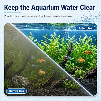 Svalor Aquarium Filter Sponge Pad, Black Foam, 50x50x2cm, 30PPI, Fish Tank