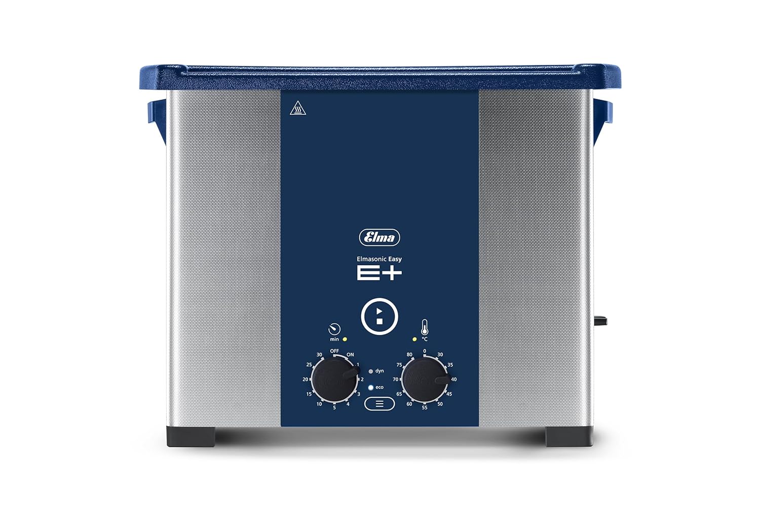 Elmasonic 111 8895-101 EP100H Ultrasonic Cleaner for Jewelry, Lab/Dental Cleaning with Deep Clean Dynamic Mode & Gentle Eco Mode, Heater/Timer, 2.5 gal Tank Capacity