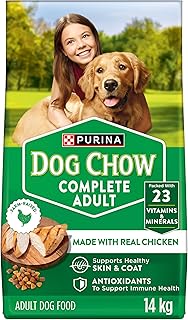 Dog Chow Complete Dry Dog Food, Chicken - 14 kg Bag