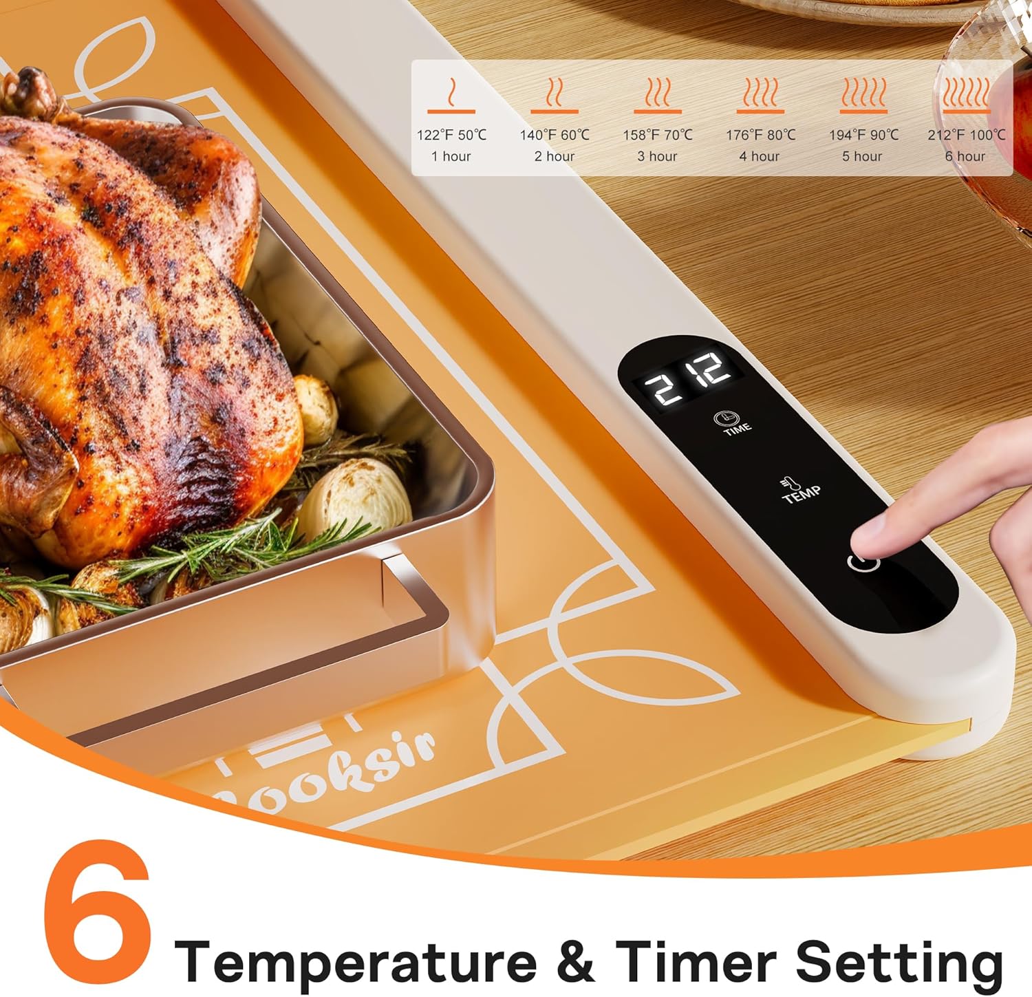 30 Inch Electric Cooktop and Electric Food Warming Mat