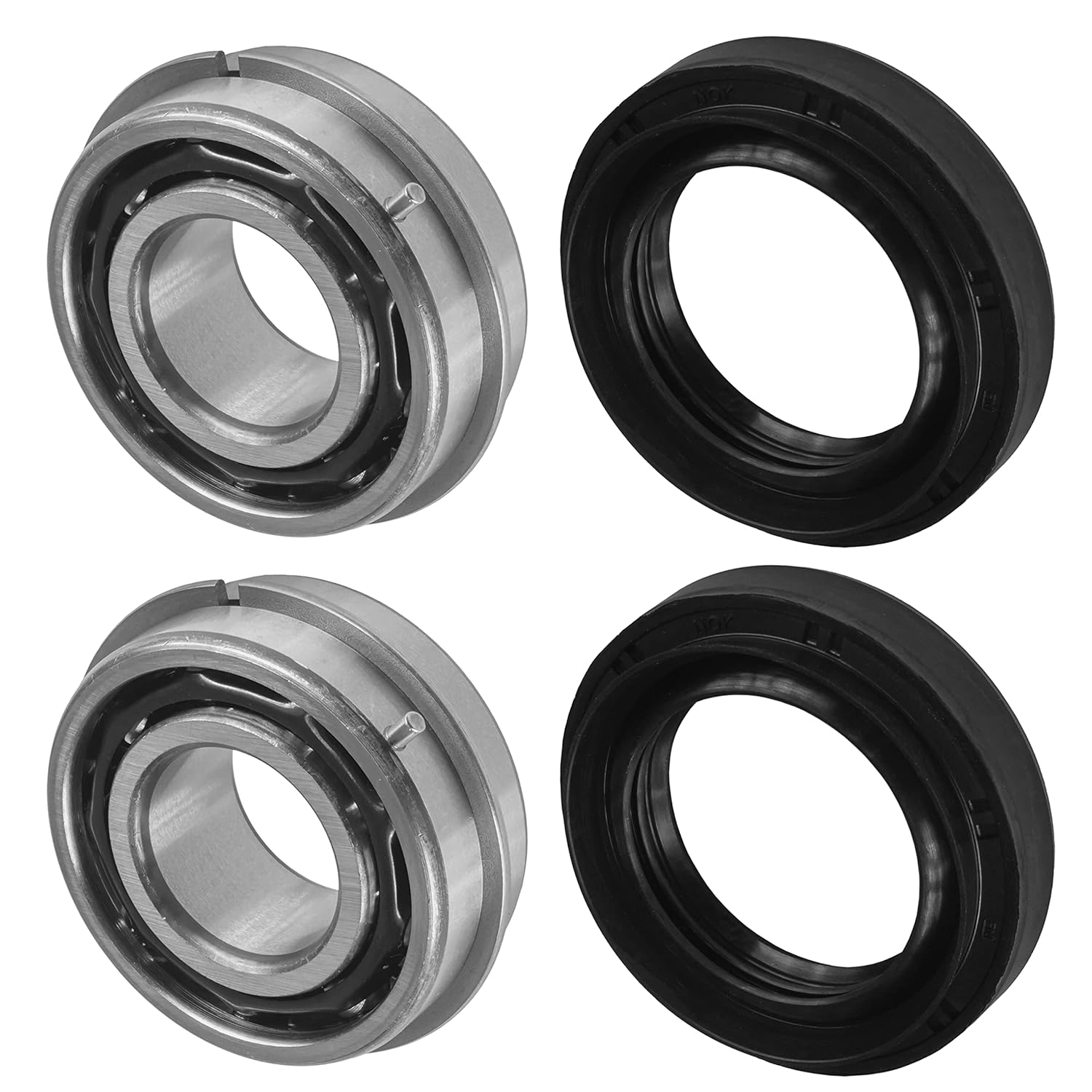 Caltric Driven Shaft Bearings and Seals Compatible with Arctic Cat 700 H1 Mud Pro 2008 2009 2010 2011