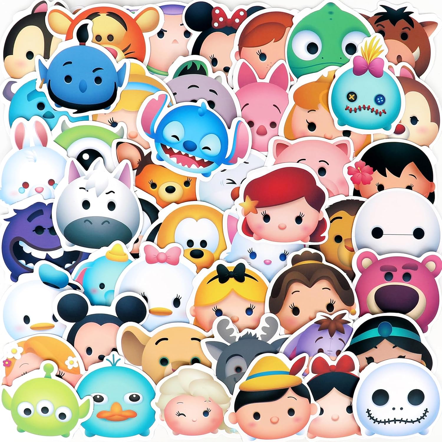 Amazon.com: Pogiimi 50 Pcs Mixed Cartoon Stickers Pack for Kids Dessert ...