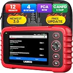 OBD2 Scanner LAUNCH CRP129X V3.0 Outil de numérisation Elite, mise à jour de CRP123X, 12 Reset Services, ABS/SRS/Transmission/Check Engine Car Code Reader, Mise à jour gratuite à vie, FCA AutoAuth & Automatique VIN, CANFD & DoIP