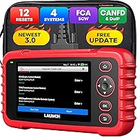 Vista 1 de LAUNCH CRP129X Elite - Escáner OBD2 para automóvil, FCA AutoAuth, 8 reinicios de aceite/EPB/SAS/TPMS/BMS/acelerador/reinicio de DPF/codificación