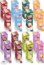Nestlé Nescafé Fluffy Latte Series 8-Variety Trial Assortment Set (Each 6 Bags, Total 48 Bags, 8 Varieties)