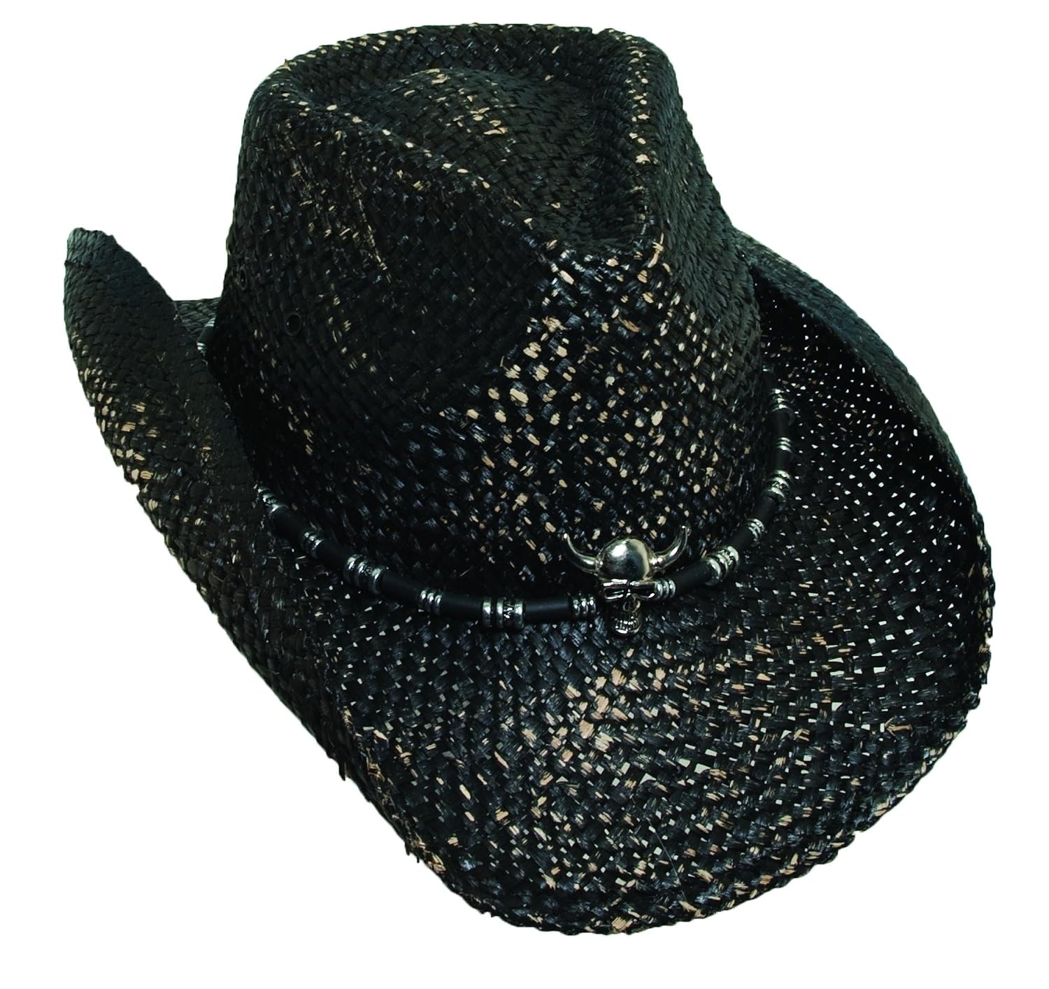 Men's Western Straw Cowboy Hat with 