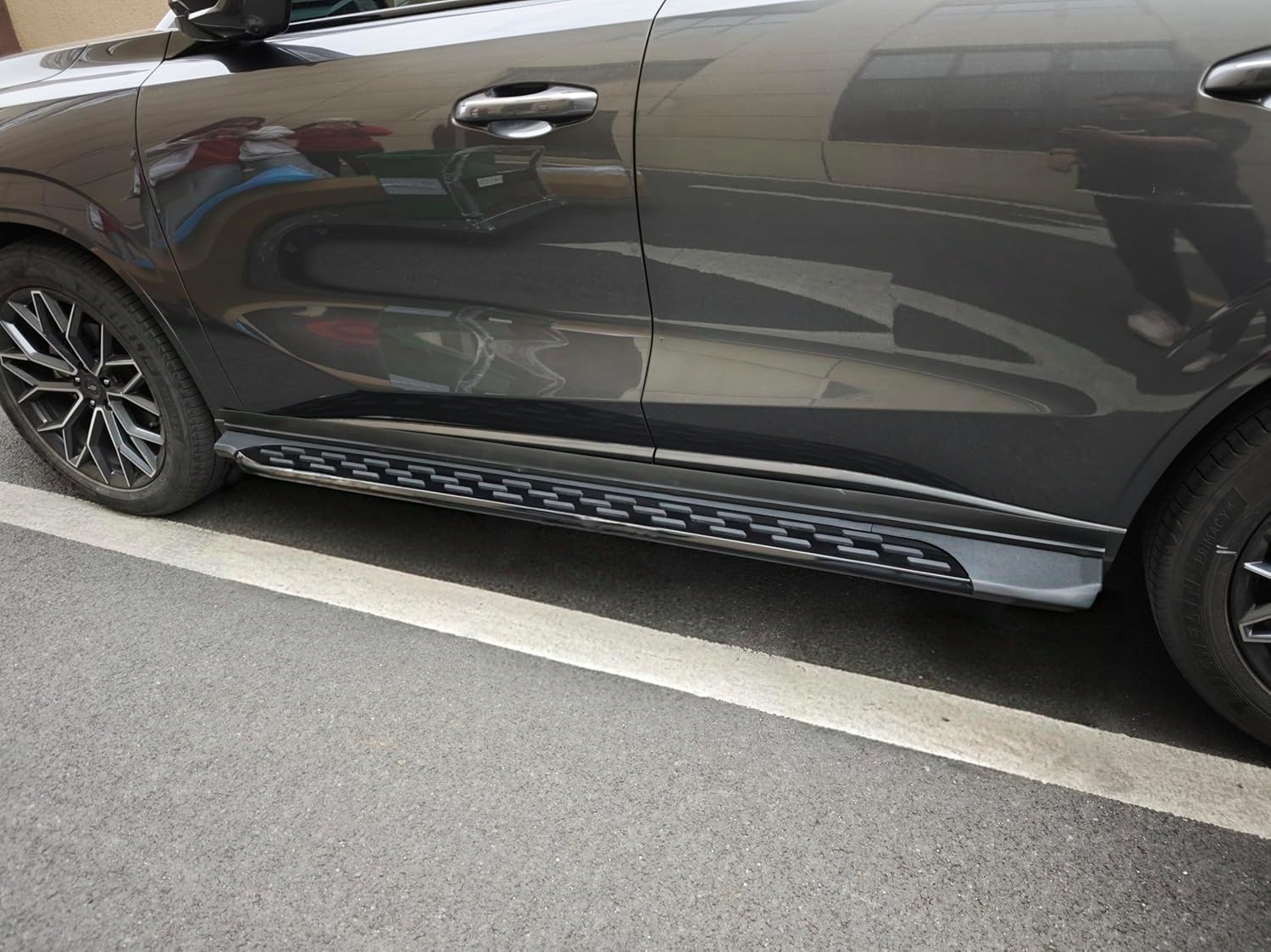 2Pcs Running Board Side Step Pedals Nerf Bar Fit for Chirey Omoda 5 C5 2022 2023 2024