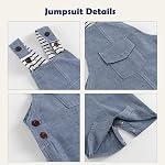 Volunboy Baby Boy Summer Clothes Newborn Short Overalls Infant T-shirt Hat 3 Piece Romper Bodysuit 3 Months to 18 Months