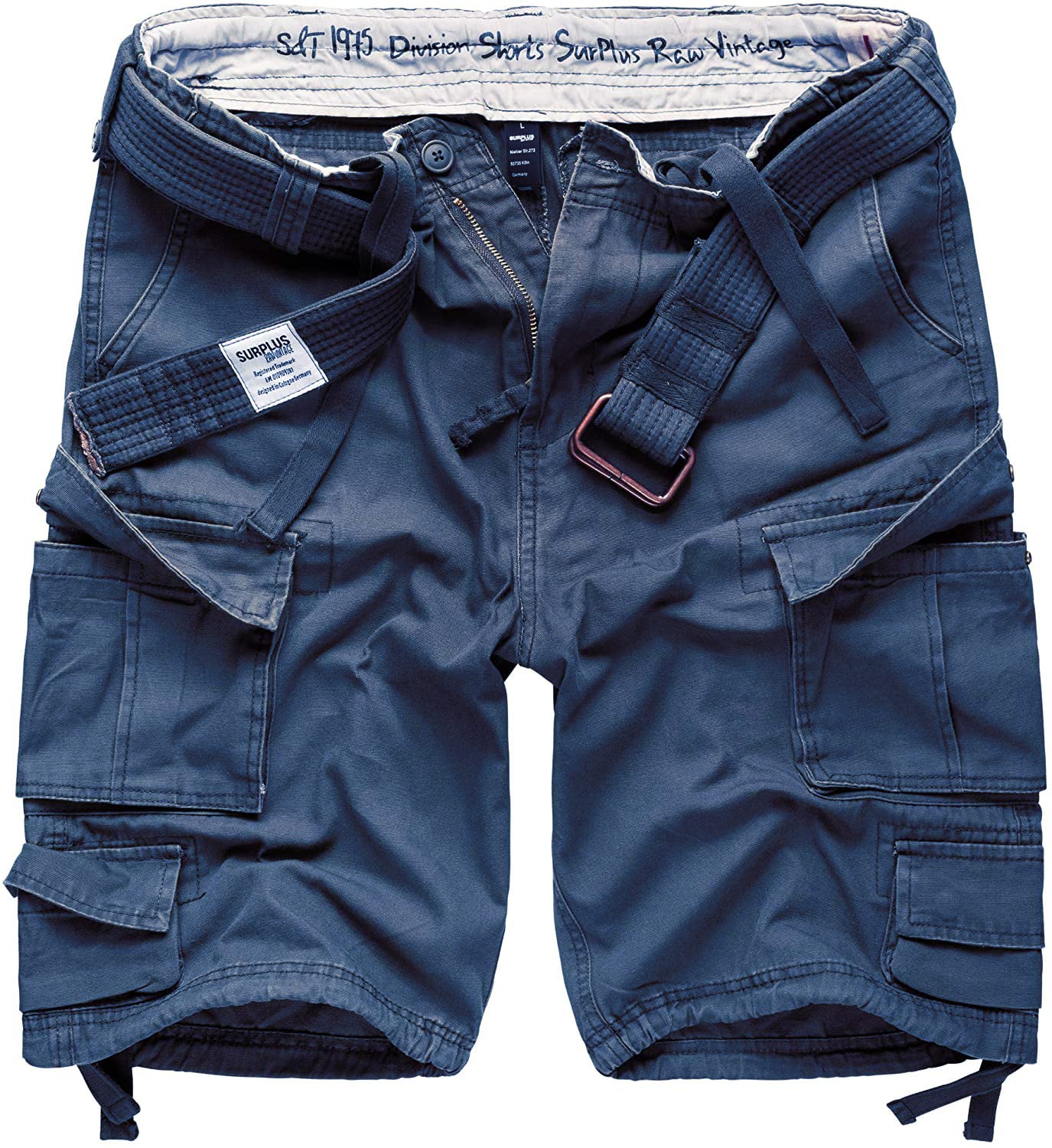 Surplus Raw Vintage Division Men's Cargo Shorts, navy, M