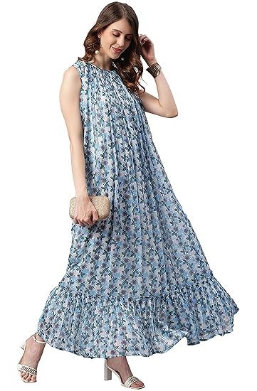 western georgette gown