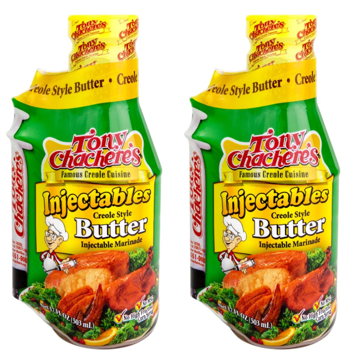 Amazon.com : Tony Chachere's Injectable Butter (Butter Flavored) - 2 ...
