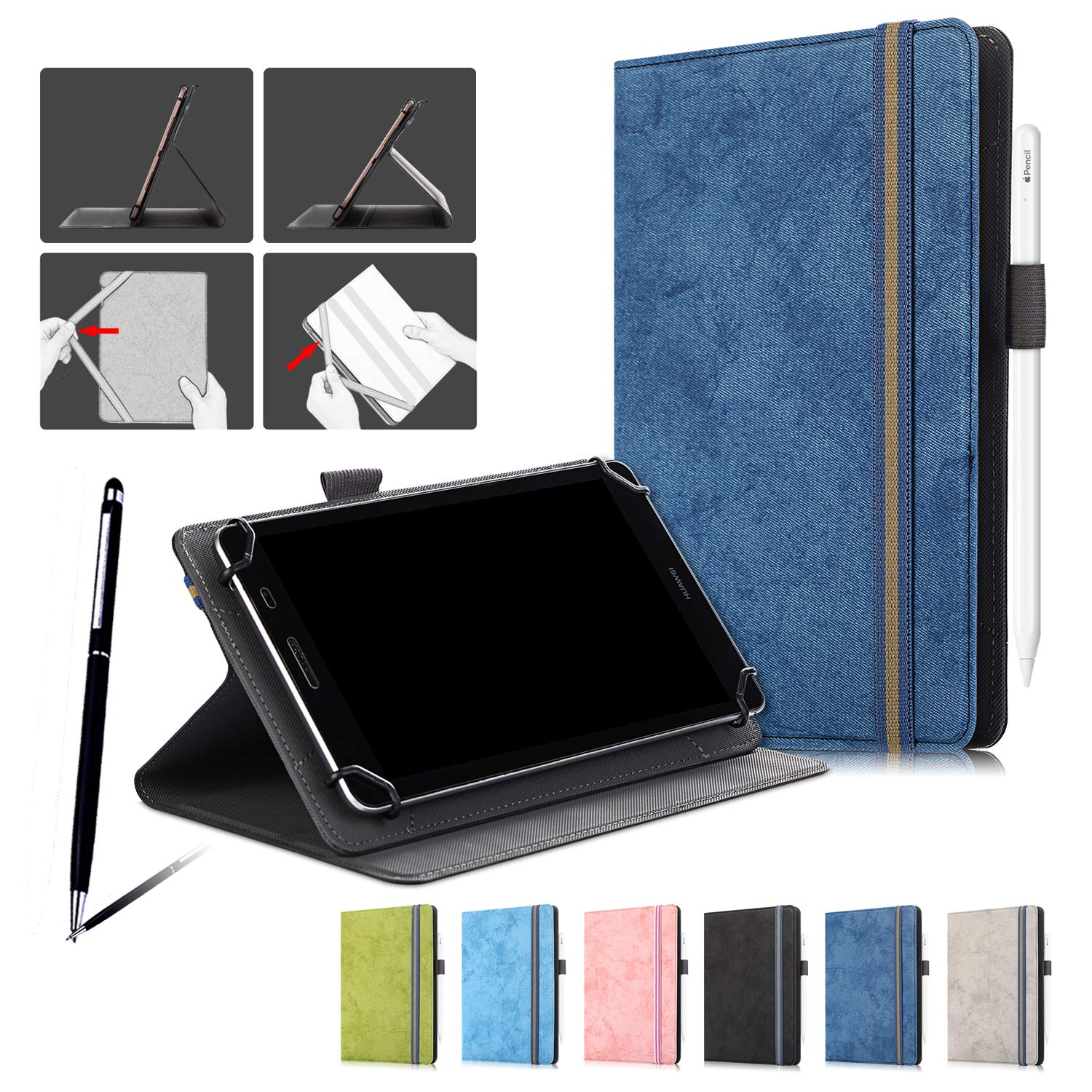 Amazon.co.jp: 「Doo」新しい 7-8インチ タブレット ケース 超軽量