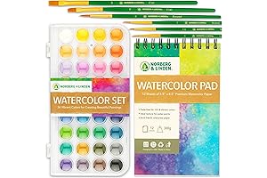 Watercolor Paint Set - Unleash Your Creativity with Premium Paints and Essential Painting Tools