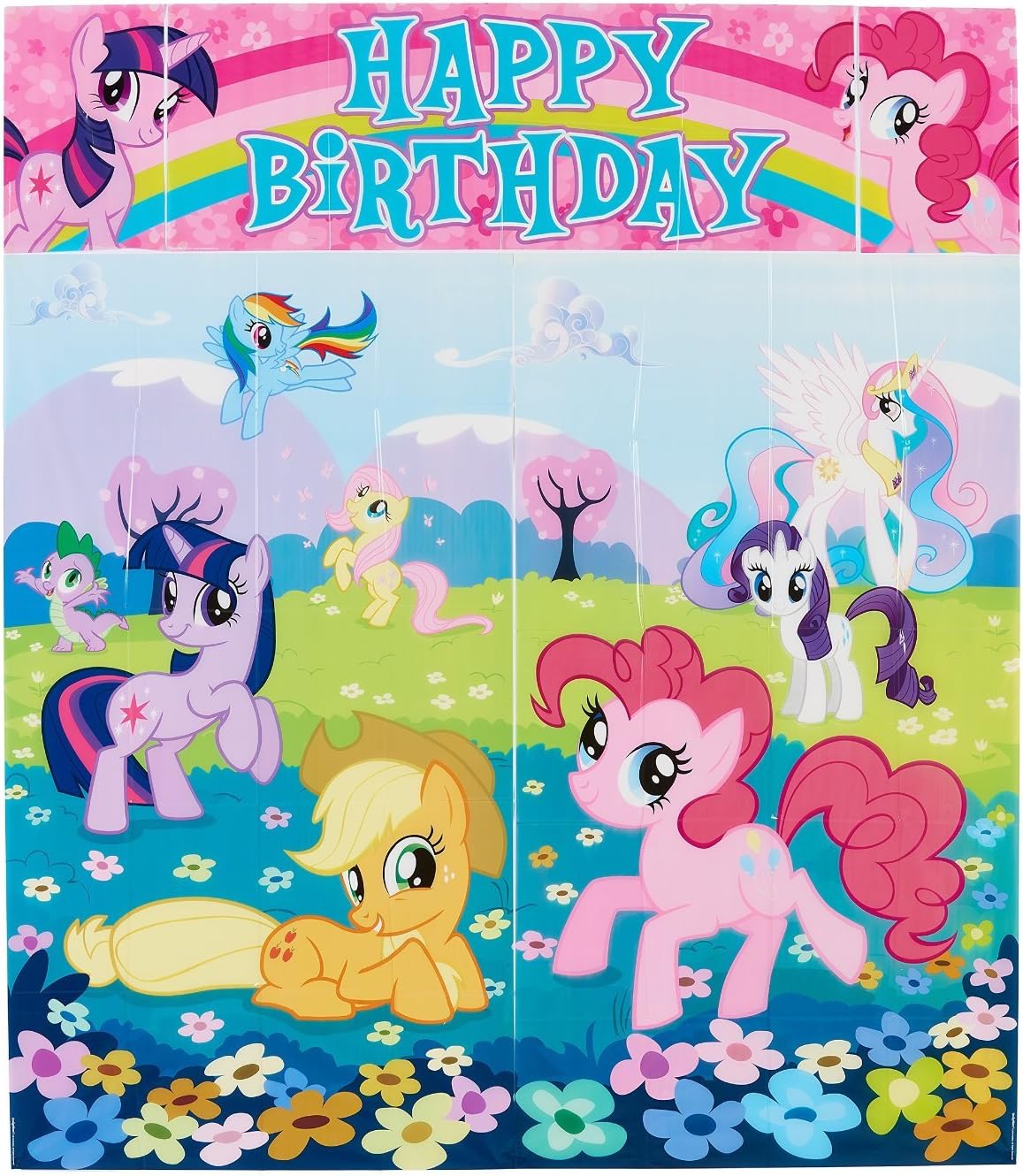 Scene Setters Wall Decorating Kit | My Little Pony Friendship Collection | Birthday