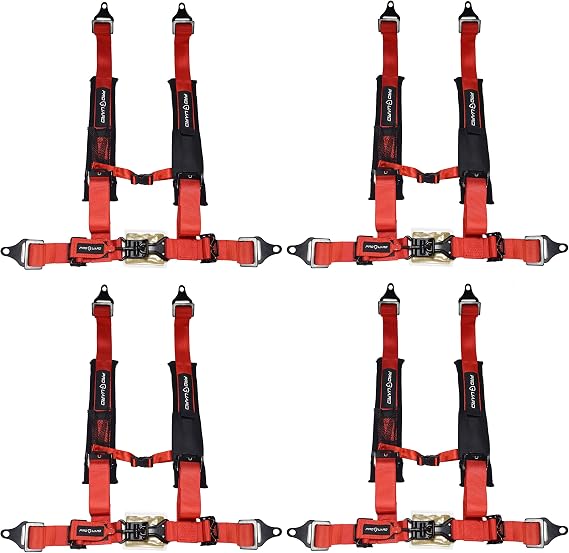 PROGUARD Offroad Harnesses with 2 or 3 Nylon Straps & 4 Points of Contact - Compatible with All UTVs