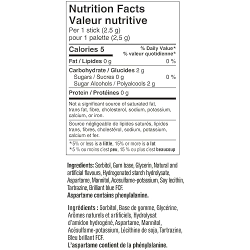 Vista 5 de Wrigley 5 Rain-Tingling Menta verde, 10 unidades / 150 palos en total