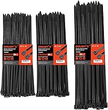 Zip Ties Heavy Duty ，12+12+18 Inch V-Shaped Toothed Double Sided Assorted Size With 200