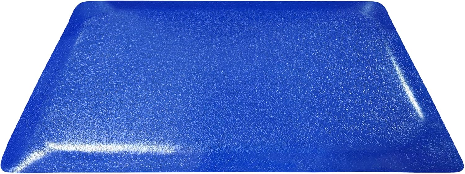 Rhino Mats, Rhino Hide Anti Fatigue Floor Mat, Commercial Grade Kitchen Mat, Standing Desk Mat, Office, Garage, Standing Comfort. (Blue, 3' x 5' x 7/8")