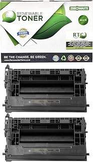 Renewable Toner 37A MICR Replacement for HP 37A CF237A Laser Printers M607 M608 M609 M631 M632 M633 Check Printer Cartridge (Pack of 2)