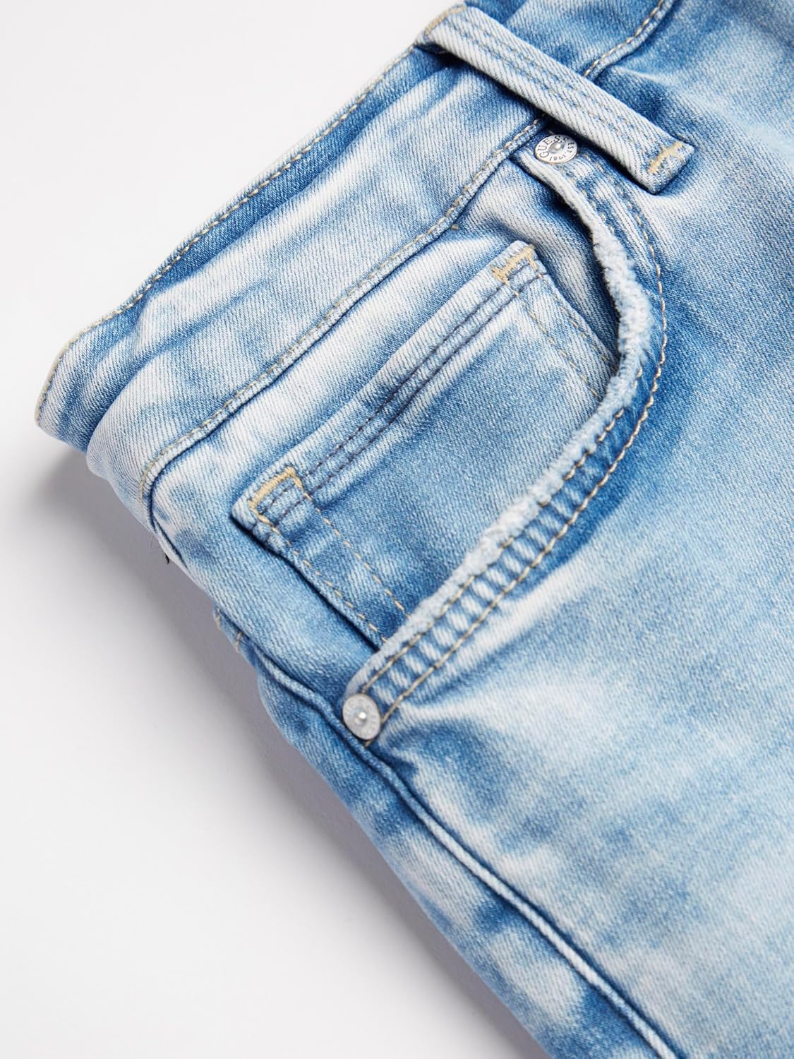 バーバリー・クラッシュダメージウォッシュブリーチ加工・タイトM38袖