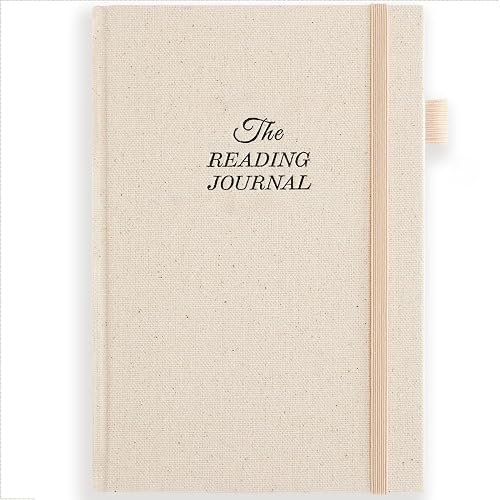 JUBTIC Reading Journal & Book Journal，75 Books Review with Prompts，A5