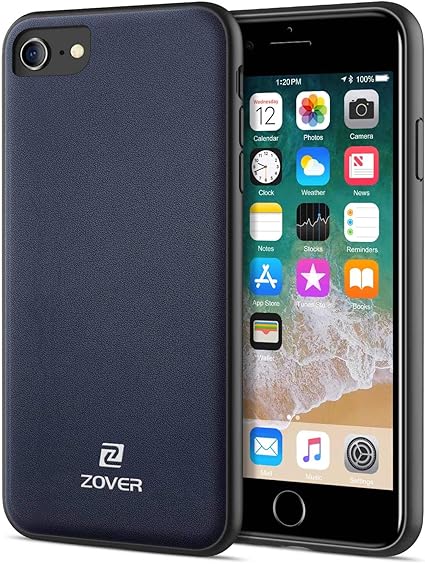 Amazon Zover Iphone 8 7 6 6s ケース 本革 カードホルダー 磁気付き 分離型 定期入れ カード入れ ワイヤレス充電対応 車載ホルダー対応 ケース 取り外し可能 スマートポケット 金属ある場所も付け アイフォン8 7 6 6s 兼用 4 7インチ用 ネイビー Navy Blue 家電