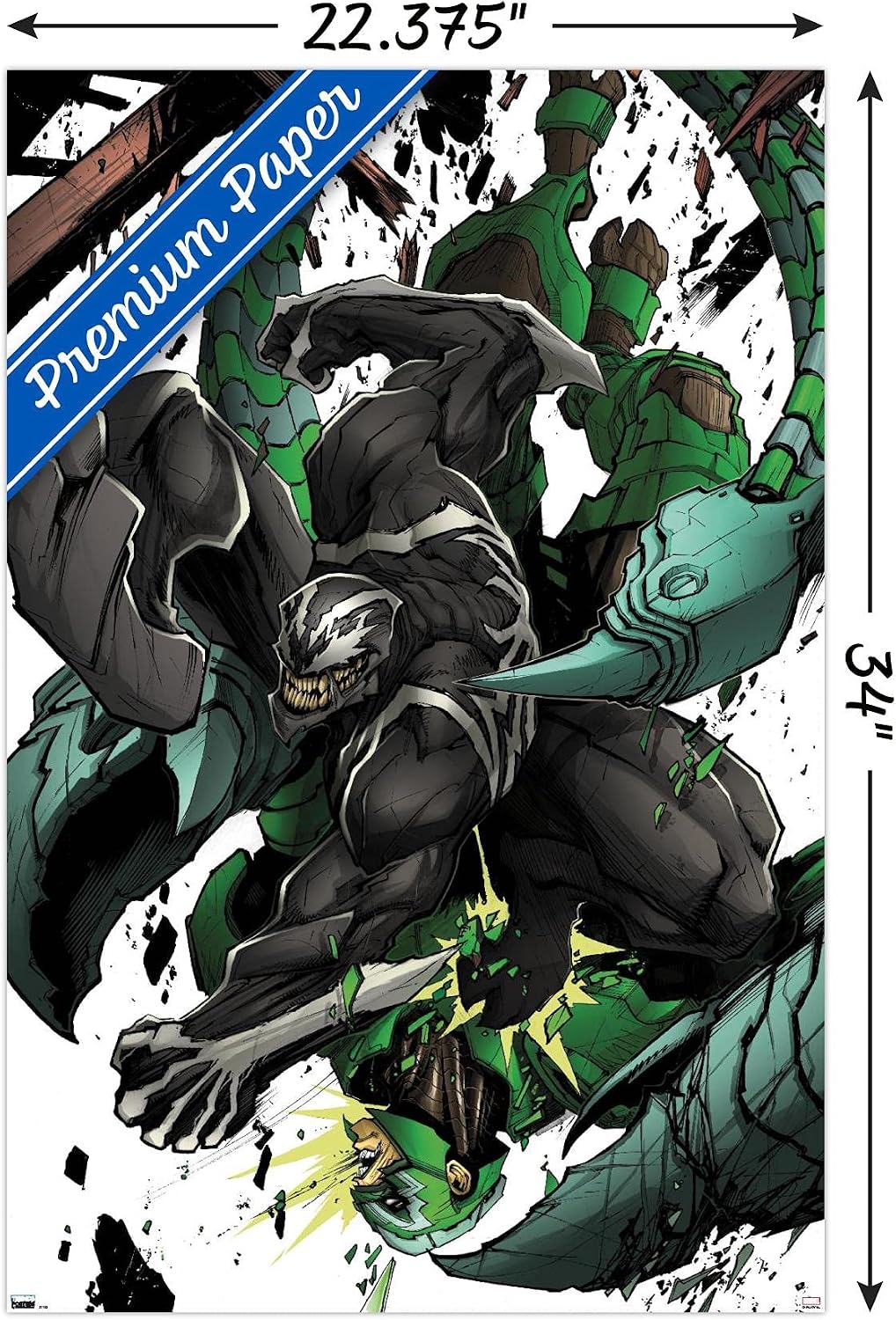 Trends International Marvel Comics Scorpion - Venom #4 Wall Poster, 34L x 22.4W, Premium Unframed Version