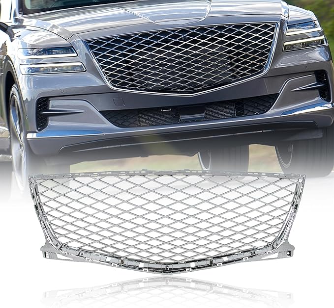 Front Grill Compatible for 20212024 Genesis GV80 W/Camera
