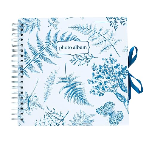 Grupo Erik Photo Album Scrapbook - Blue Nature Gifts for Travellers | 10.2 x 10.2 in - 26 x 26 cm, 40 Pages, Hardcover Scrap Book, Memory Book Journal | Photo Gifts under 10 Pounds