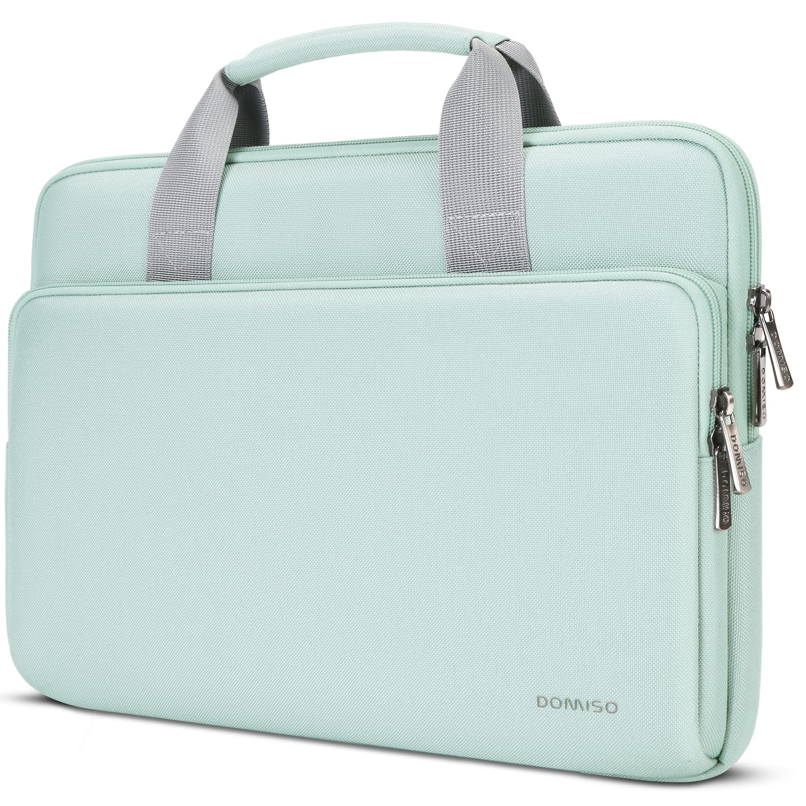 DOMISO Custodia Impermeabile Per Laptop 15-15.6 Pollici - Borsa 3 In 1 Con Tracolla E Maniglia - Protettiva E Capiente Per Computer E Tablet
