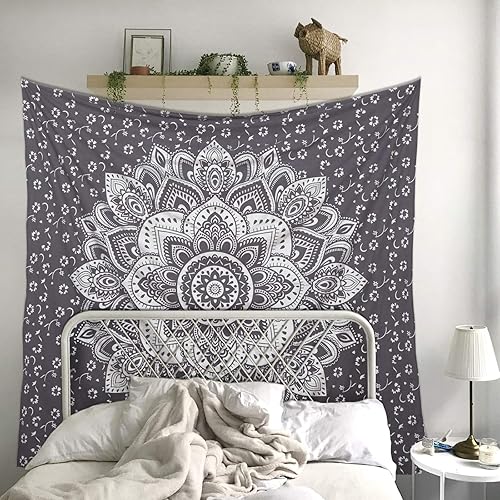 Miniatura 1 de Tapices Madhu International dorados con diseño de Mandala