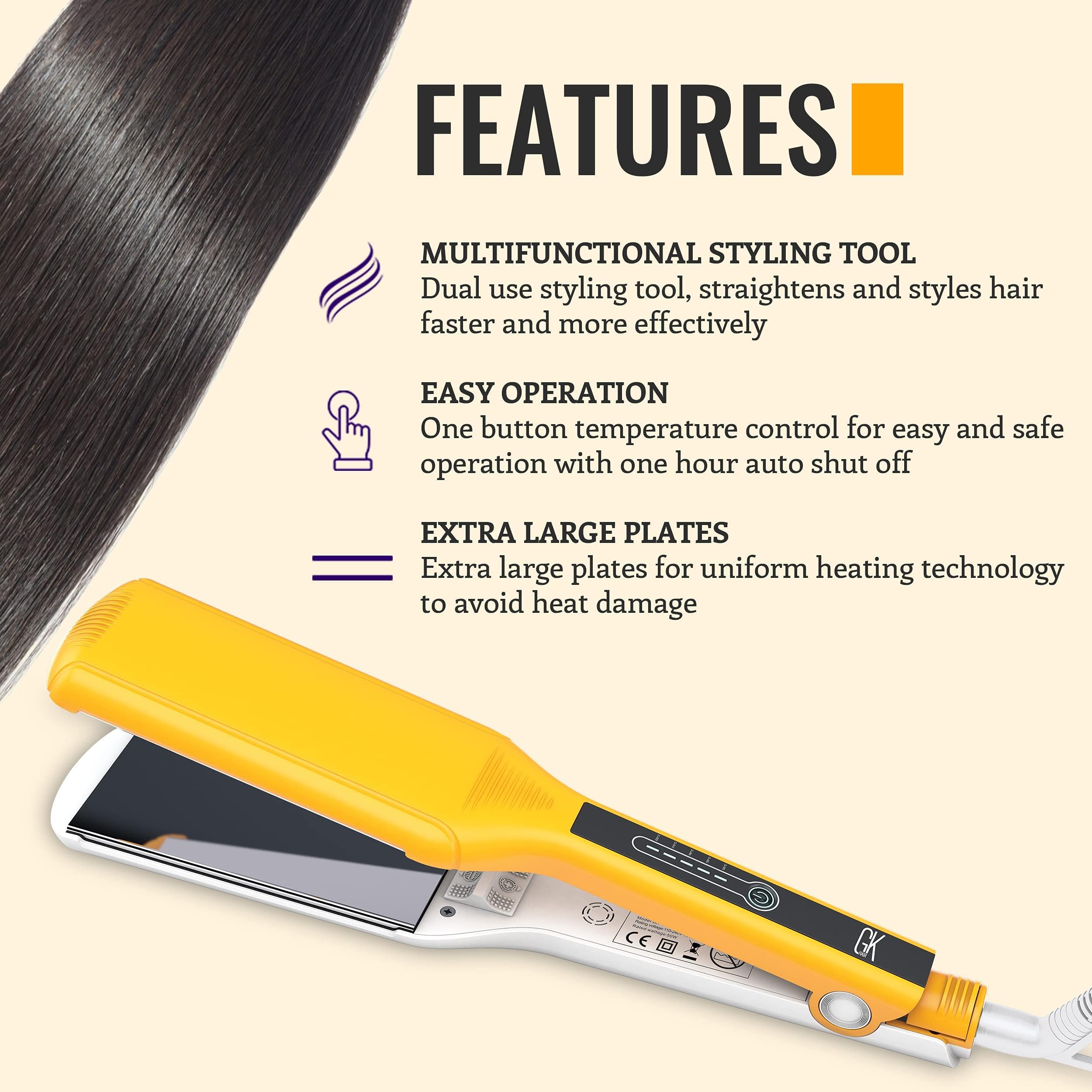GK HAIR Global Keratin one Control Flat iron