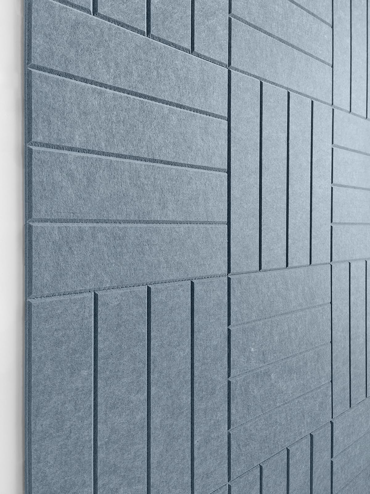 DECORITA Felt Bulletin Board Tiles | Modern Cork Board Alternative | Large Cork Boards for Walls | Aesthetic Felt Wall Panels for Office & Home Decor