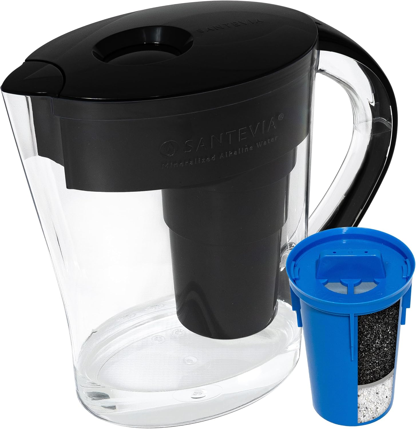 Santevia MINA Alkaline Mineral Water Filter Jug Water Filtration
